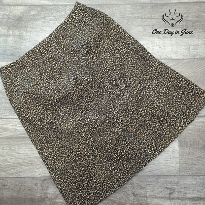 Talbots Petite Leopard Print Skirt Size 10