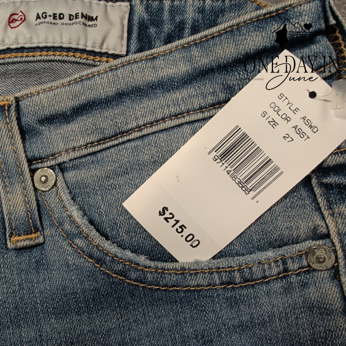 AG Adriano Goldschmied The Legging Ankle Super Skinny Jeans NWT Size 4 (27)