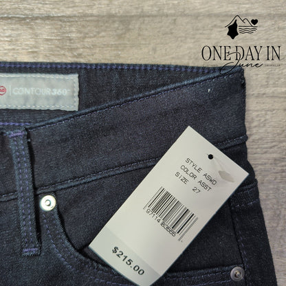 AG Adriano Goldschmied Farrah Skinny Contour 360 Dark Indigo NWT Size 4 (27)