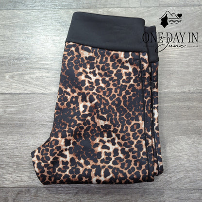 Anna & Ava Leopard Print Ankle Legging Size M
