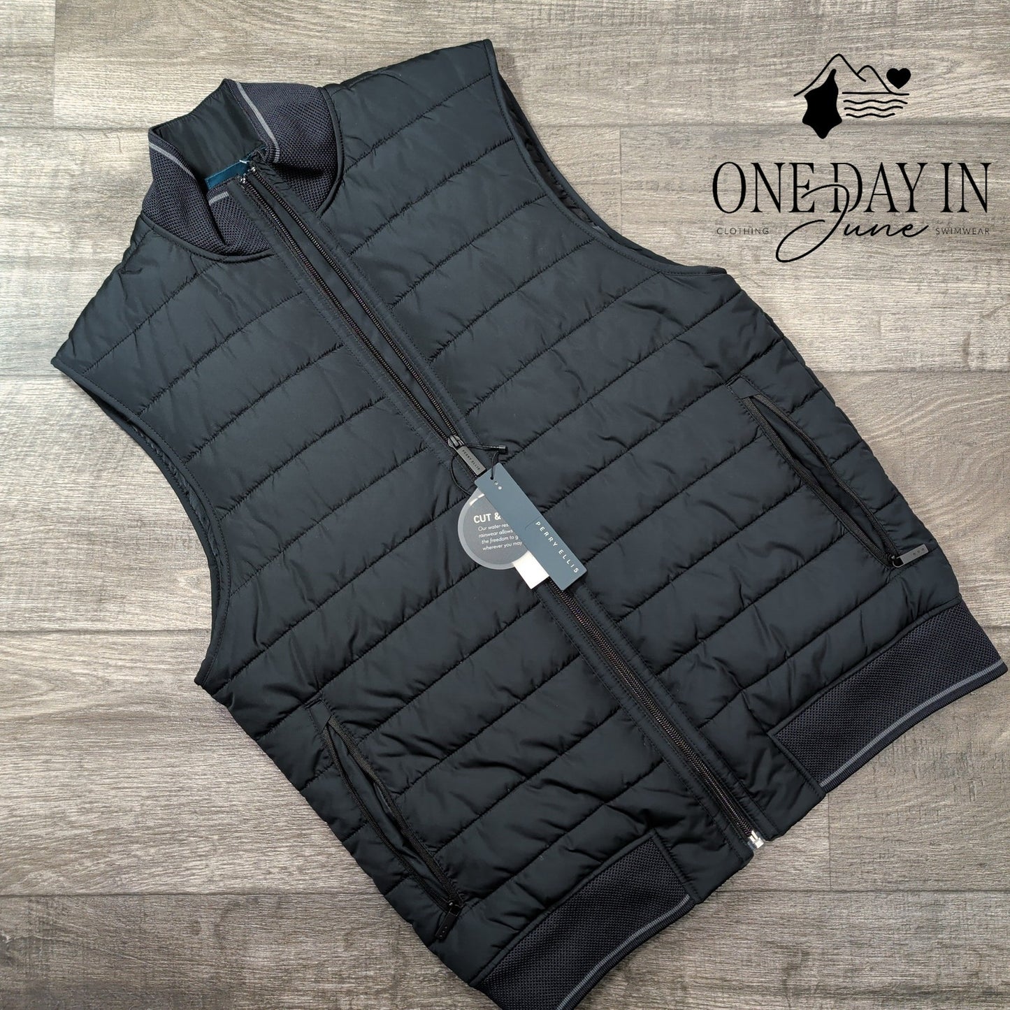 Perry Ellis Puffer Vest Size M