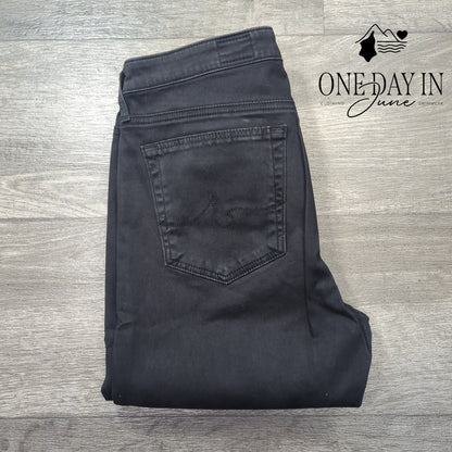 AG Adriano Goldschmied The Prima Mid Rise Cigarette Jeans Gray NWT $215 Size 4