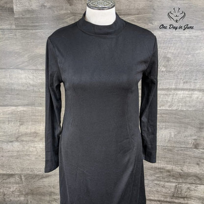 Mermaid's Closet High Neck Long Sleeve Swing T-Shirt Dress Size M