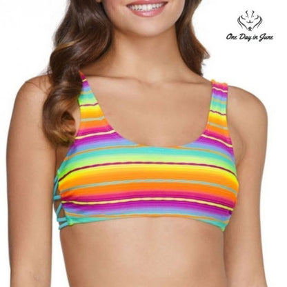 Arizona Jean Co. Juniors Bralette Bikini Top Size XXL