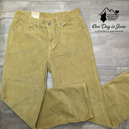 Levi's Low Pro Mid Rise Straight Leg Corduroy Pants Size 30X30