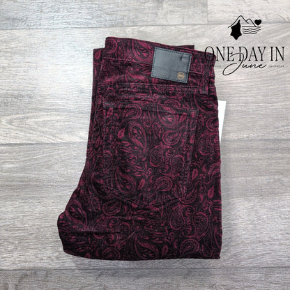AG Adriano Goldschmied Prima Ankle Cigarette Jeans Velvet NWT $215 Size 4 (27)