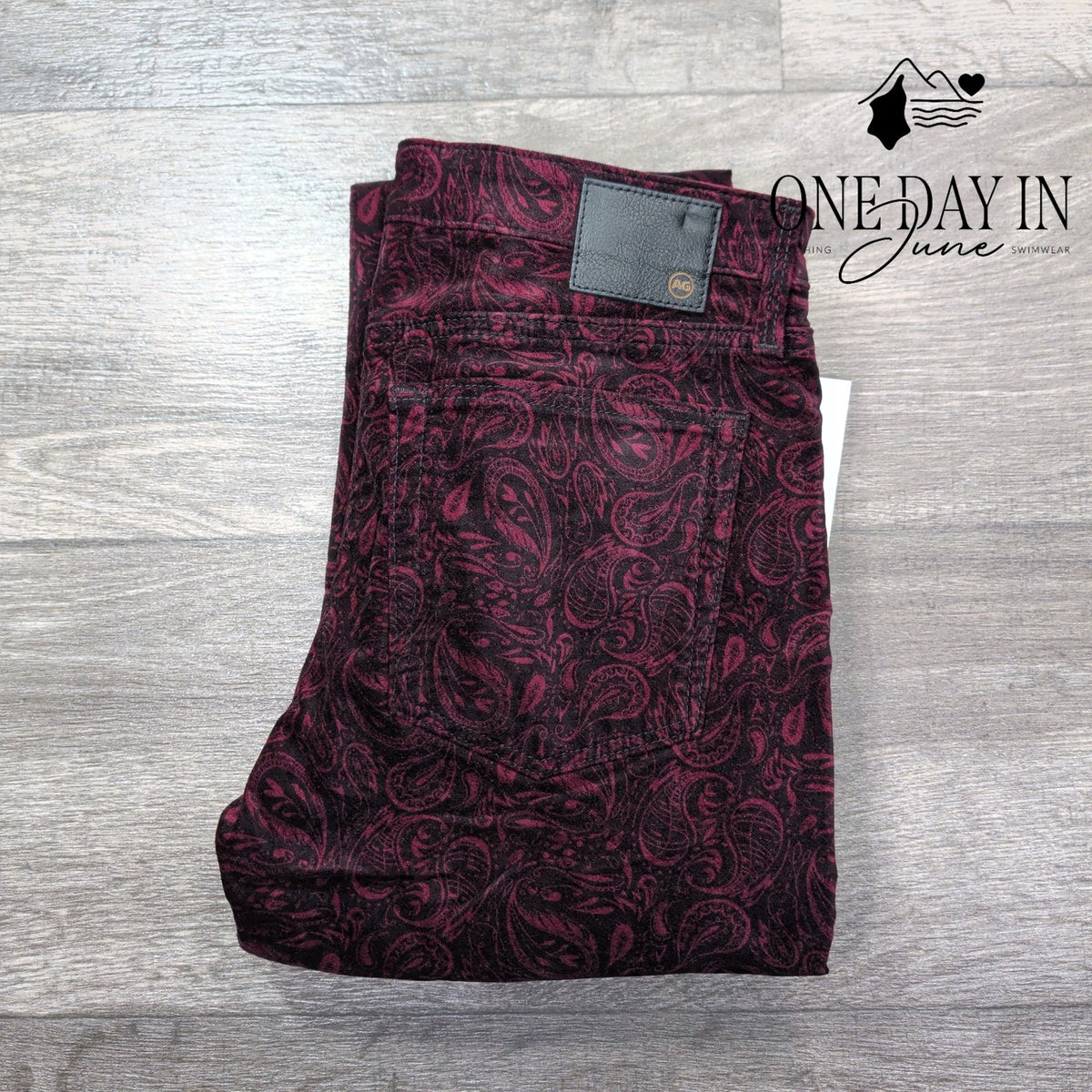 AG Adriano Goldschmied Prima Ankle Cigarette Jeans Velvet NWT $215 Size 4 (27)