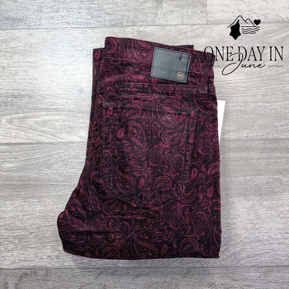 AG Adriano Goldschmied Prima Ankle Cigarette Jeans Velvet NWT $215 Size 4 (27)
