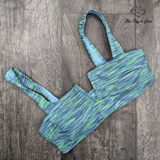 American Eagle Outfitters Aerie Textured Bandeau Bikini Top Size S
