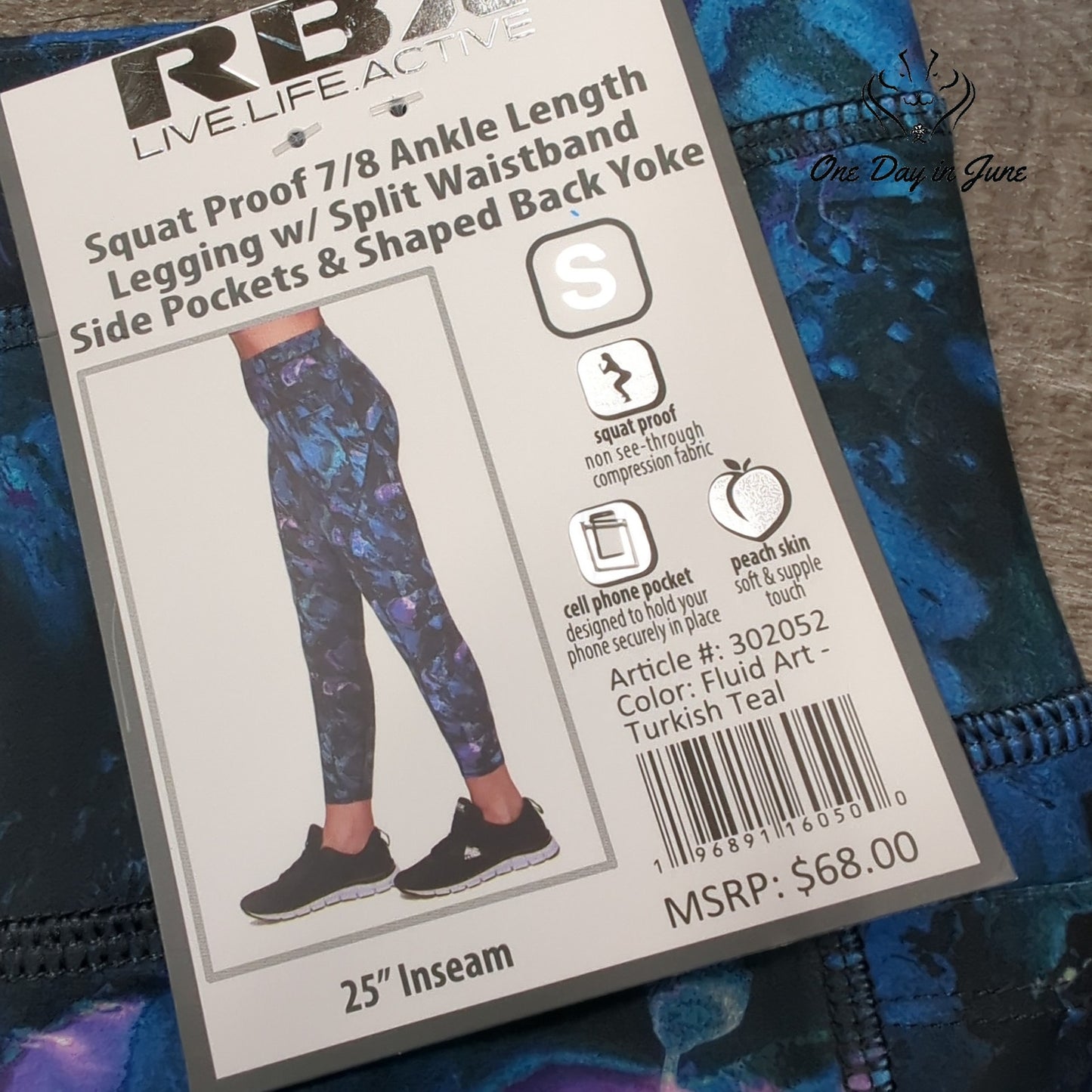 RBX Ankle Length Legging Pants Size S