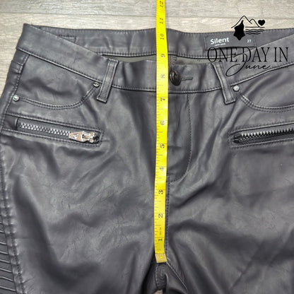 Silent Faux Leather Skinny Ankle Pants Size 27 (4)