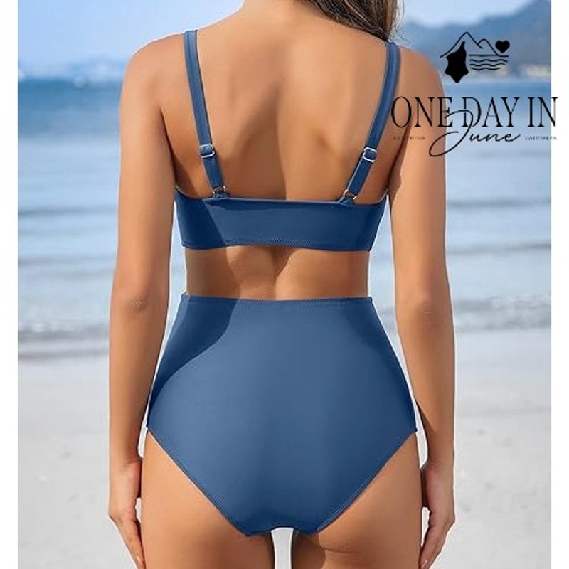 Charmo Maternity High Rise Bikini Swimsuit Size M