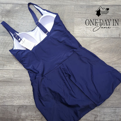 Eomenie Swimdress One Piece One Piece Swimsuit Size L