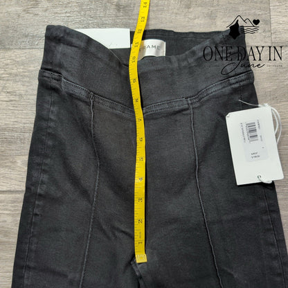 Frame Jetset Crop Mini Boot High Rise Jeans Black NWT Size 0