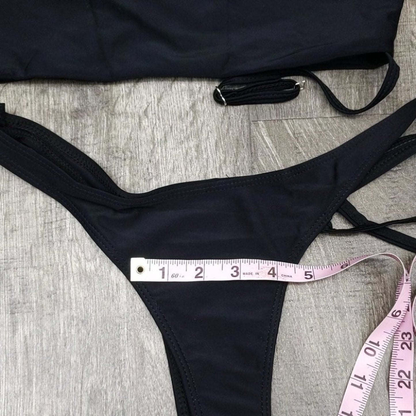 Xxtaxn Crop Top Cutout Bikini Swimsuit Size XL