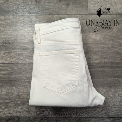 AG Adriano Goldschmied The Prima Roll-Up Cigarette Jeans Cropped NWT Size 4 (27)