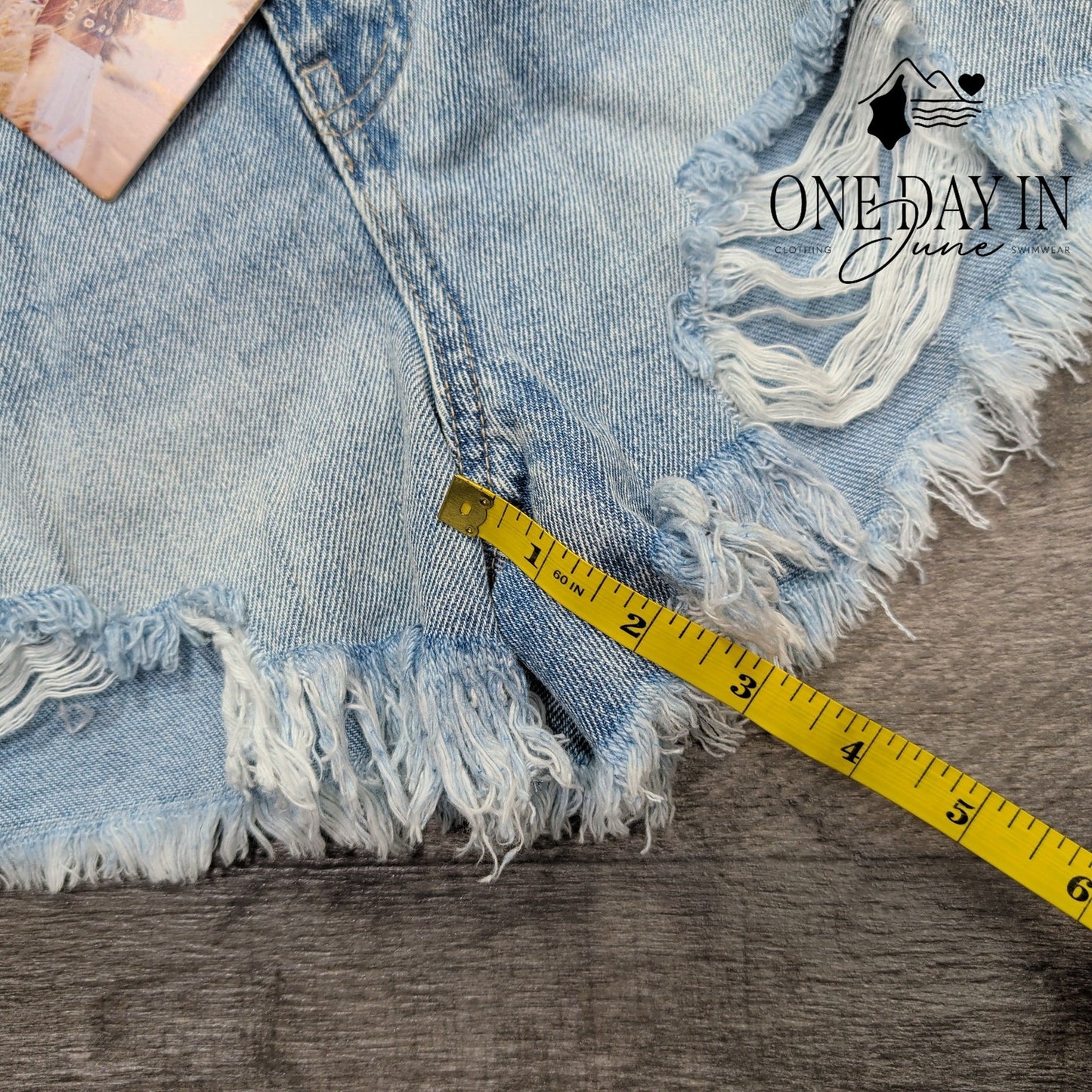 Sincerely Jules High Rise Denim Shorts Size 0