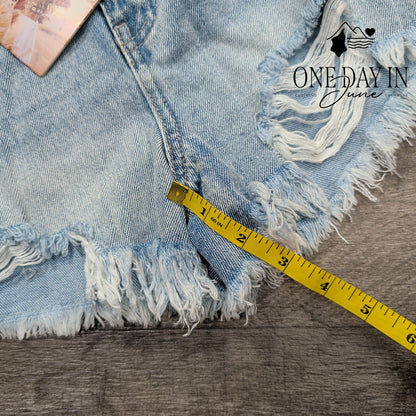 Sincerely Jules High Rise Denim Shorts Size 0