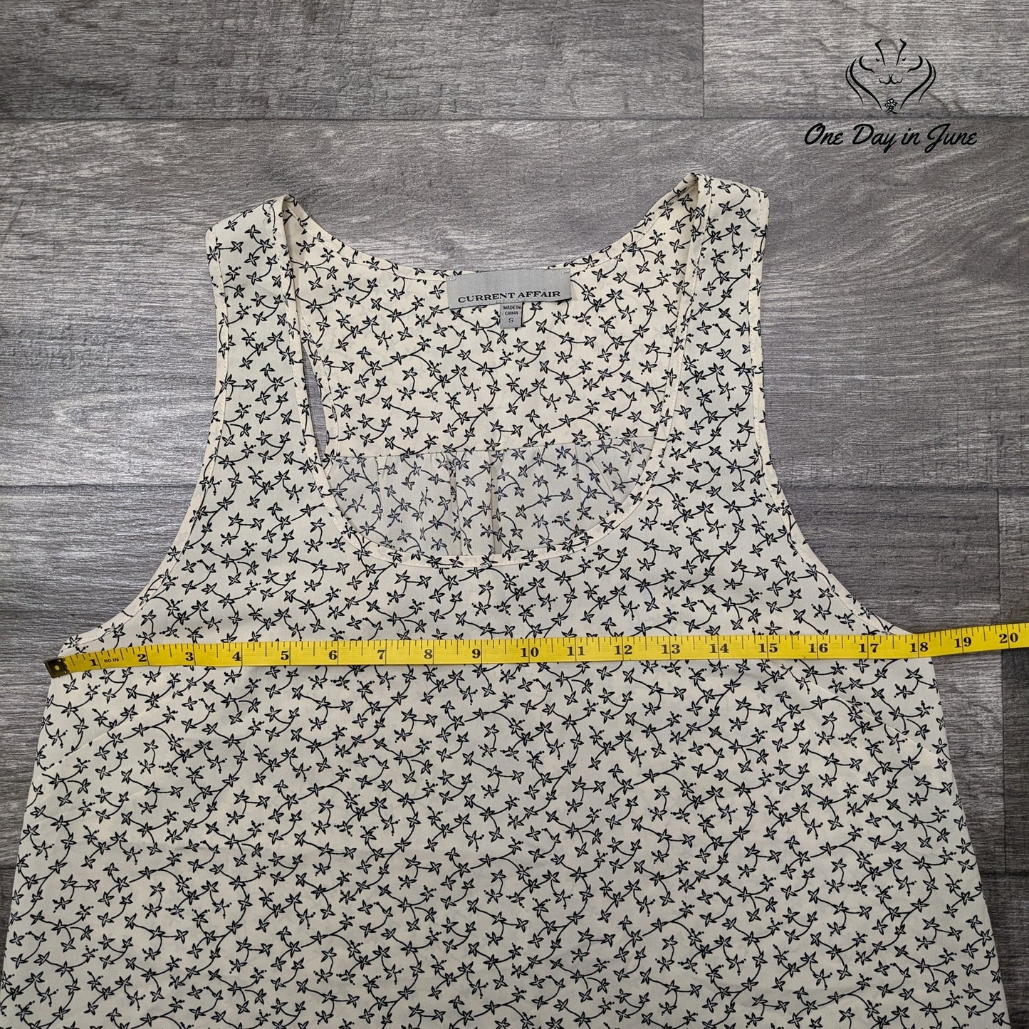 Current Affair Floral Tank Top Size S
