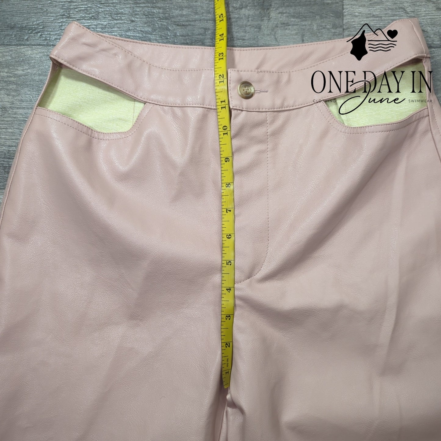 Bailey Rose Fortunate One Faux Leather Pants Size L
