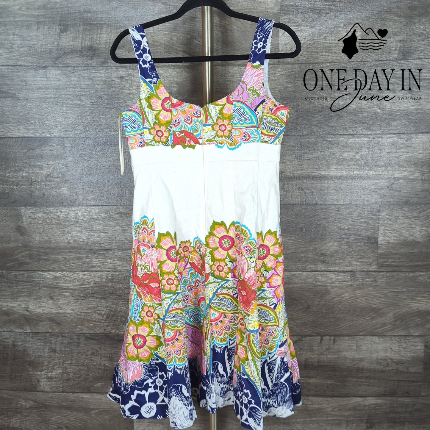 Nine West Floral Sleeveless Mini Dress Size 6