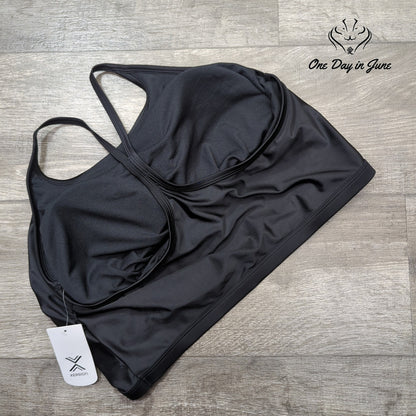 Xersion Removable Cup Midkini Bikini Top Size 18W