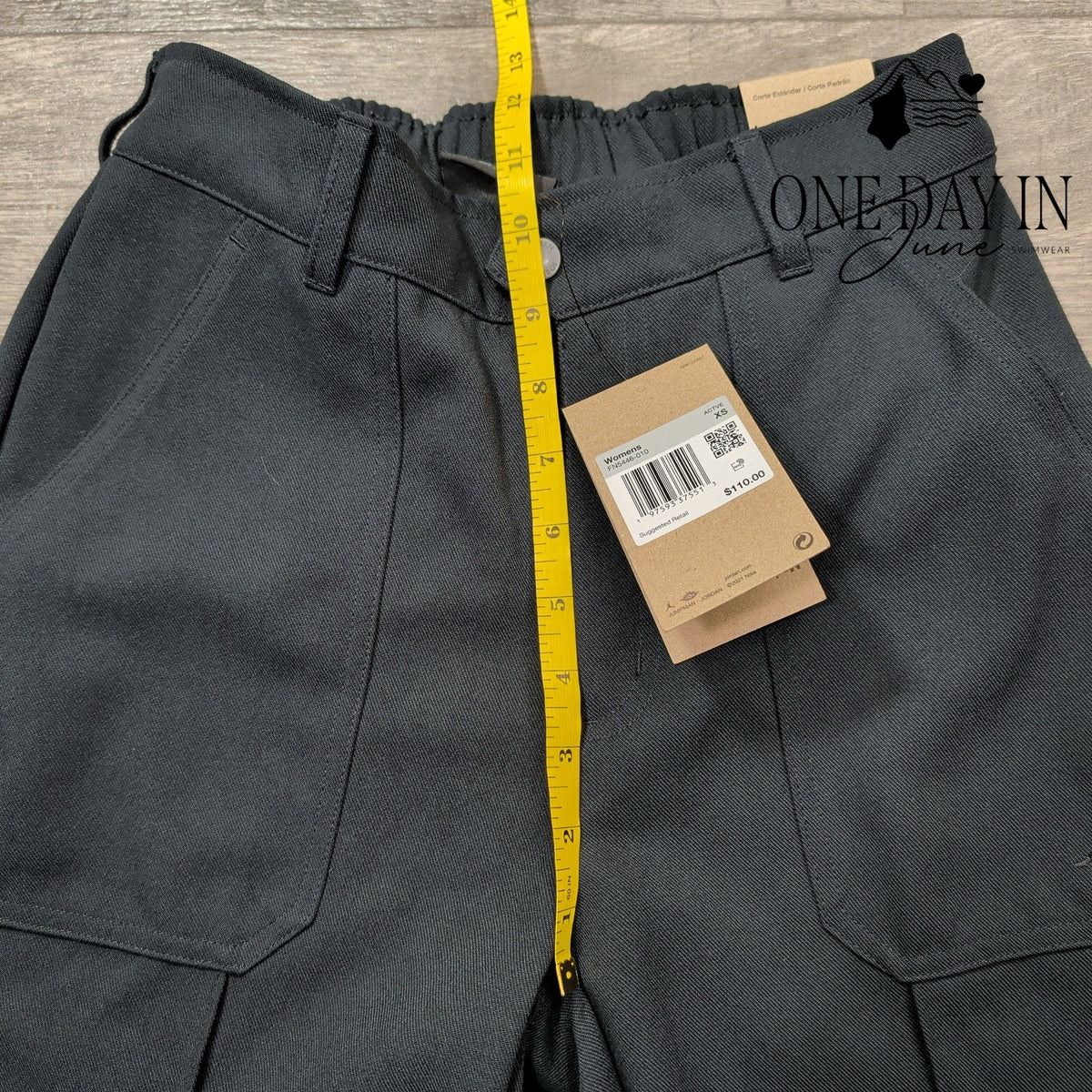Nike Air Jordan Woven Straight Leg Pants Black NWT FN5446-010 Size XS