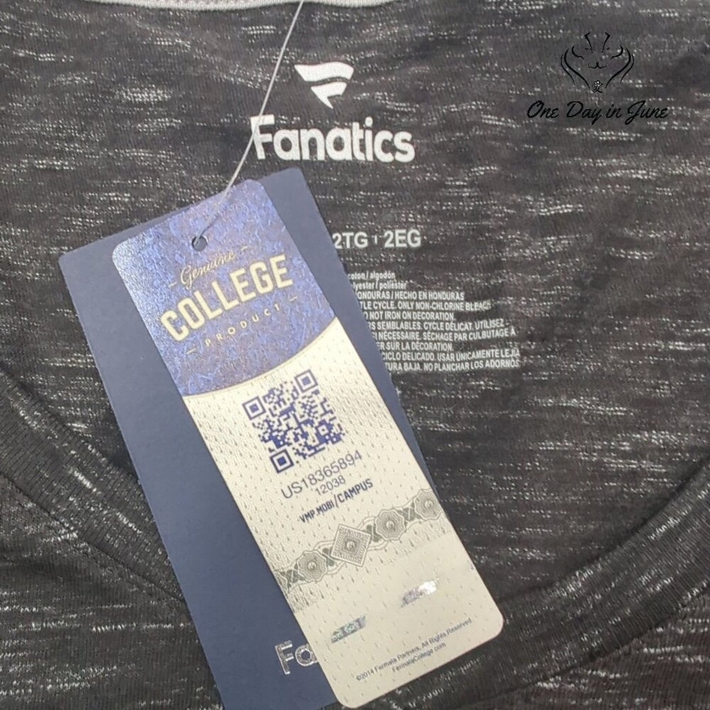 Fanatics Tennessee National Champions Tee Shirt Size 2XL