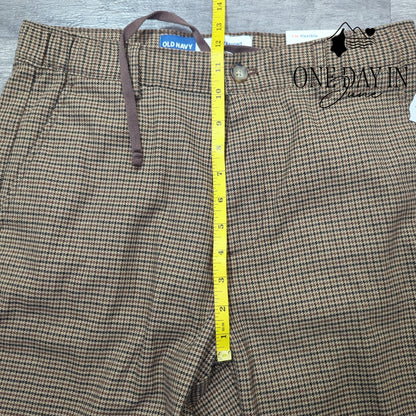 Old Navy Hounds Tooth Straight Leg Pants Size M