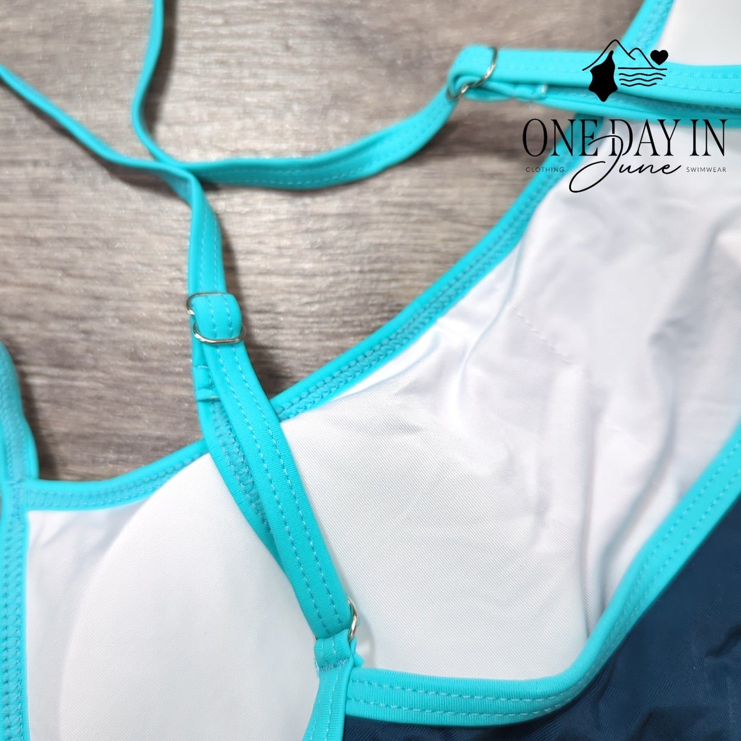 Charmo High Waist Crop Bikini Swimsuit Size M