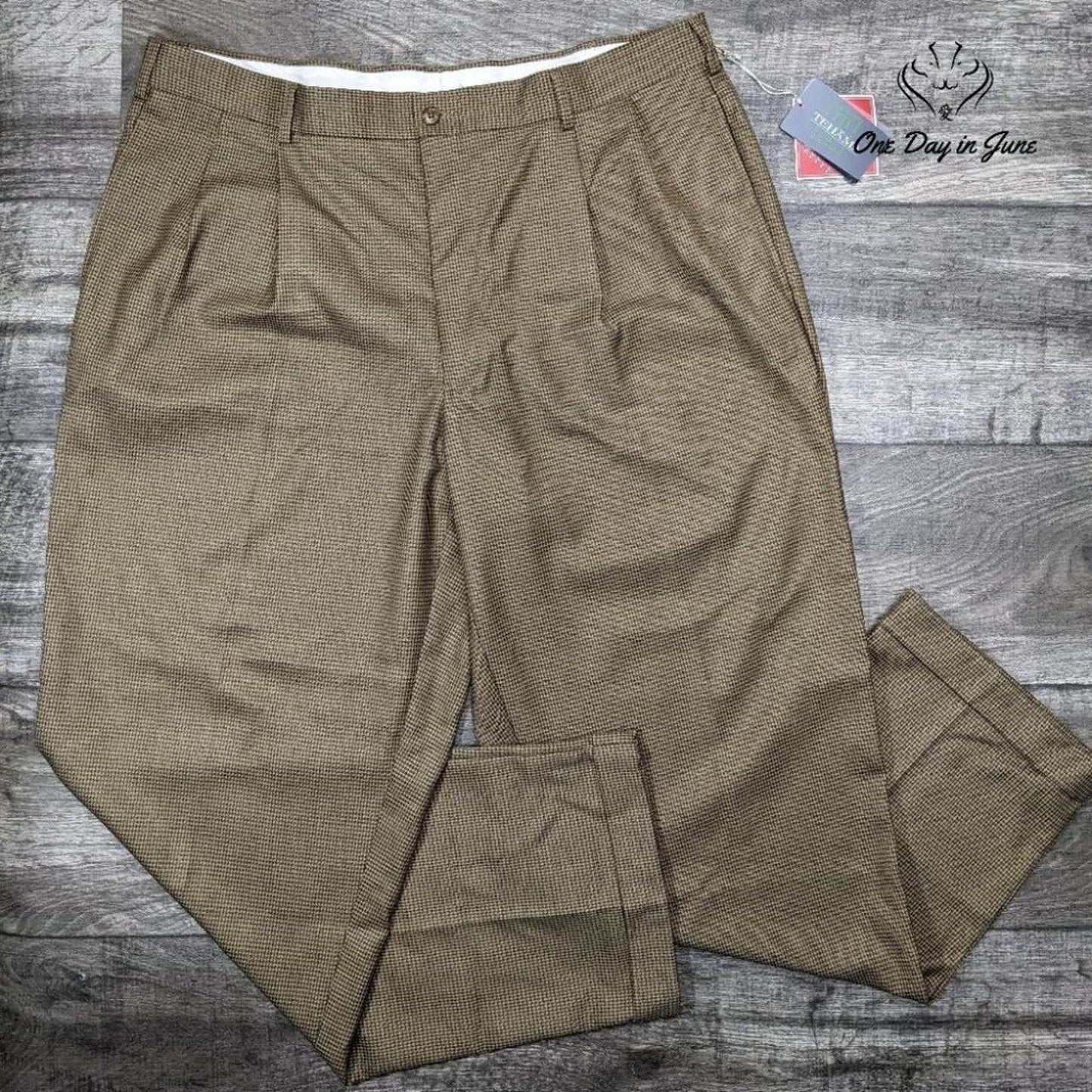 Tehama Super 120's Dress Pants Size 38X32