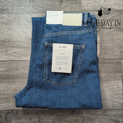 DL1961 Karmine Jeans High Rise Refined Wide Leg DL Aura NWT Size 4 (27)