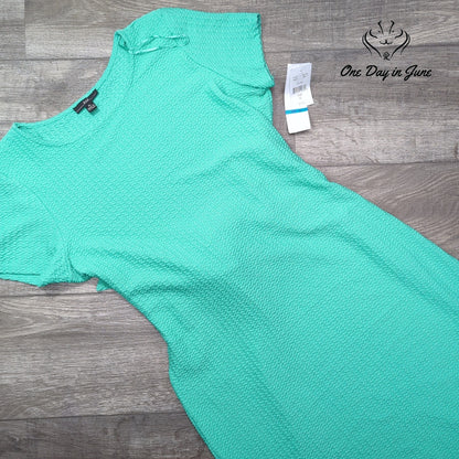 R&K Short Sleeve Textured Dress Size XL