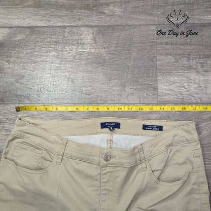 Kaari Blue Mid Rise Skinny Ankle Pants Size 14