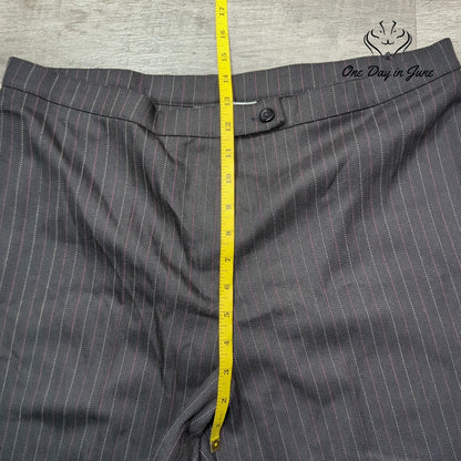Kim Rogers Plus Size Signature Pin Striped Pants Size 16W