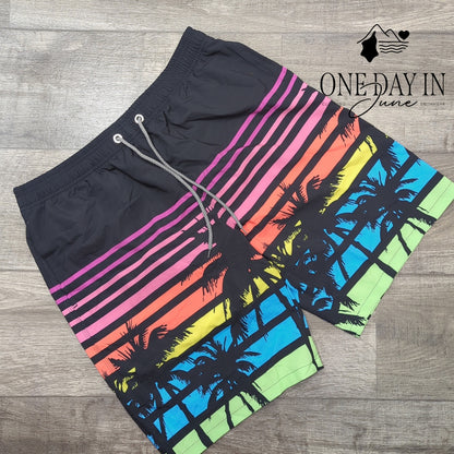 Adisputent Tropical Boardshorts Size L