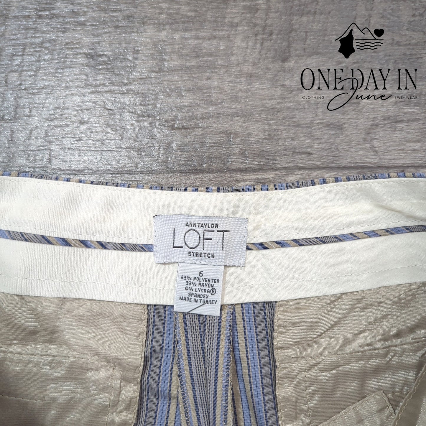 Loft Straight Leg Crop Pants Size 6