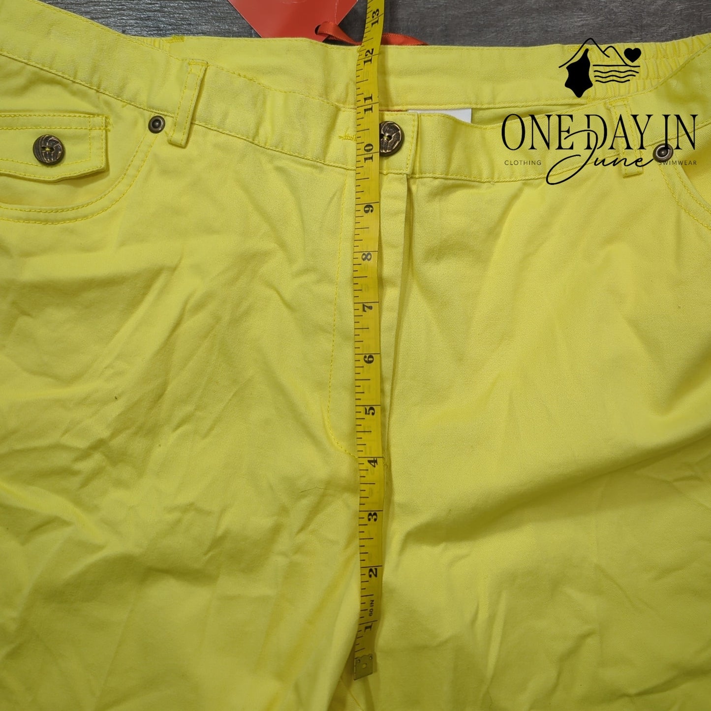 Hearts of Palm Seas of the Day Skimmer Pants Size 14