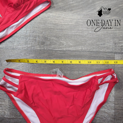 CharmLeaks Strappy Bikini Swimsuit Size S