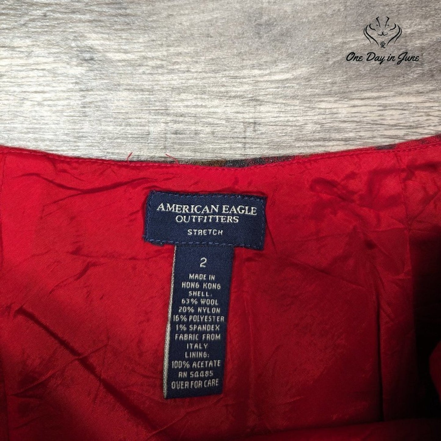American Eagle Outfitters Wool Mini Skirt Size 2