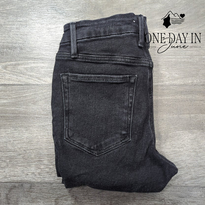 Good American Good Legs Sculpting Skinny Jeans Black NWT Size 2