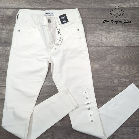 Express Mid Rise Legging Jeans Size 00