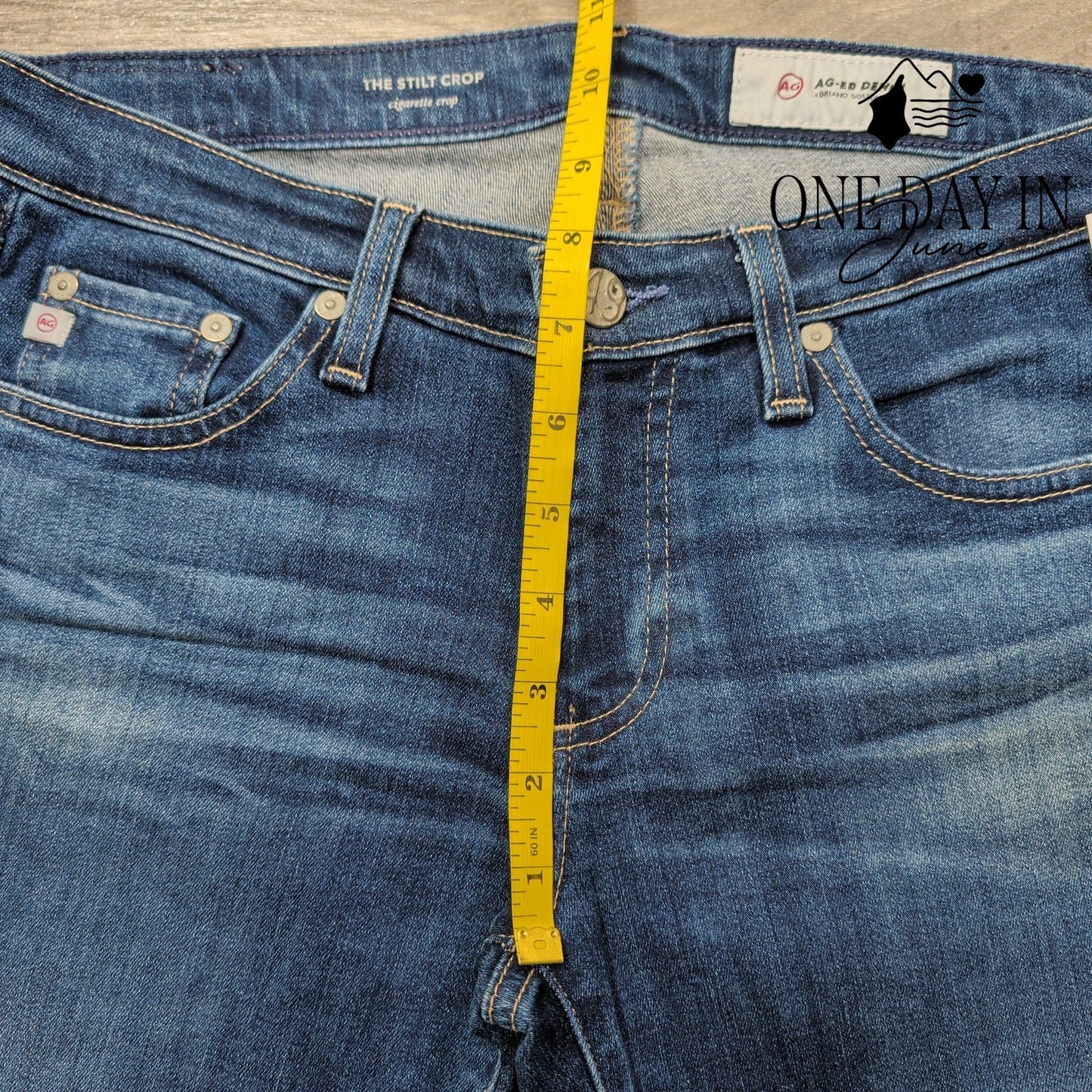 AG Adriano Goldschmied The Stilt Crop Jeans Size 4 (27)