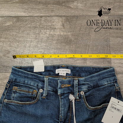 Good American Good Petite Flare Jeans Size 8 (29)