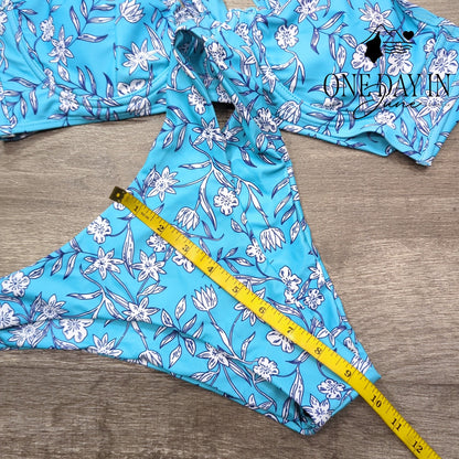 Zaful Tie Back Underwire Bikini Swimsuit Size S