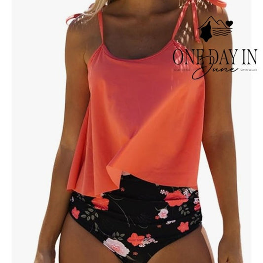Beachsissi Flounce Bikini Swimsuit Size S