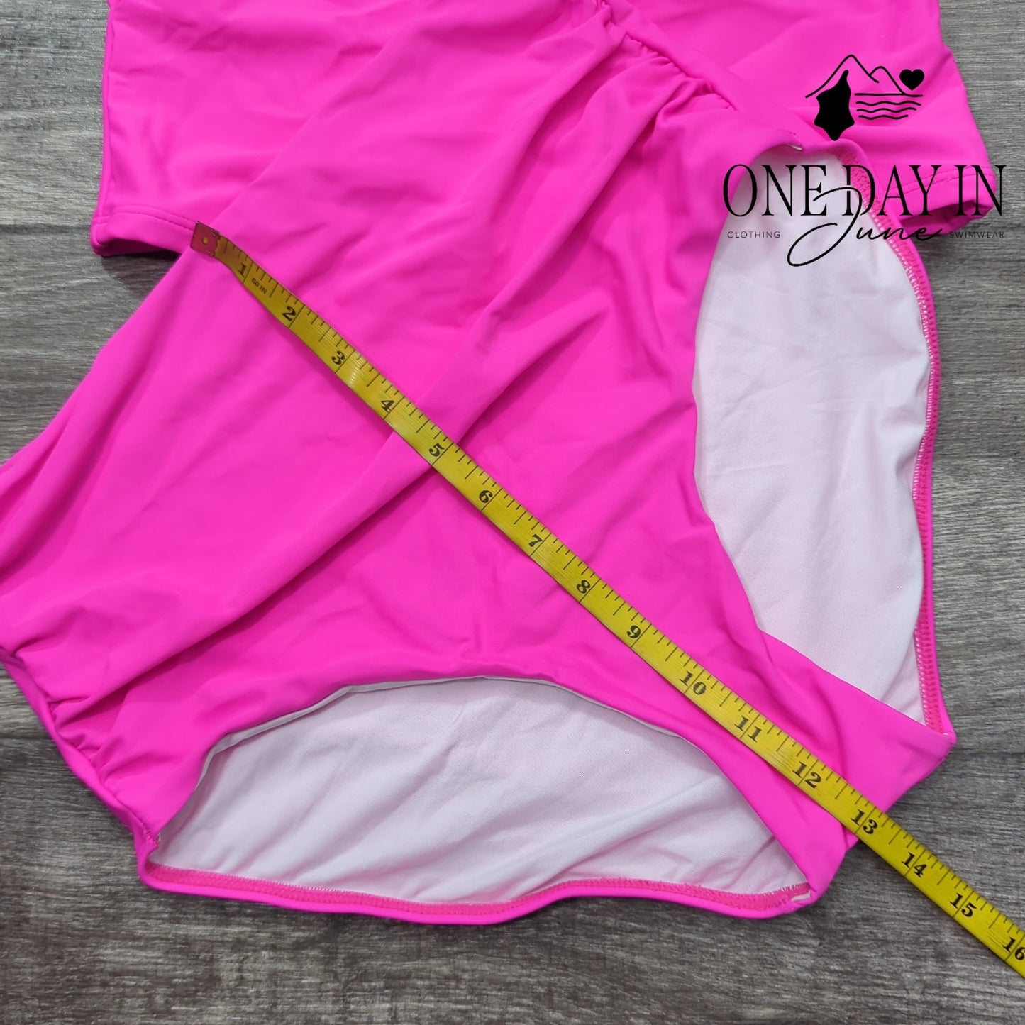 Eomenie High Waist Crop Bikini Swimsuit Size M