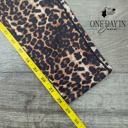 Anna & Ava Leopard Print Ankle Legging Size M