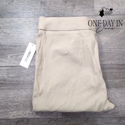77 Park Pull On Straight Leg Pants Size L