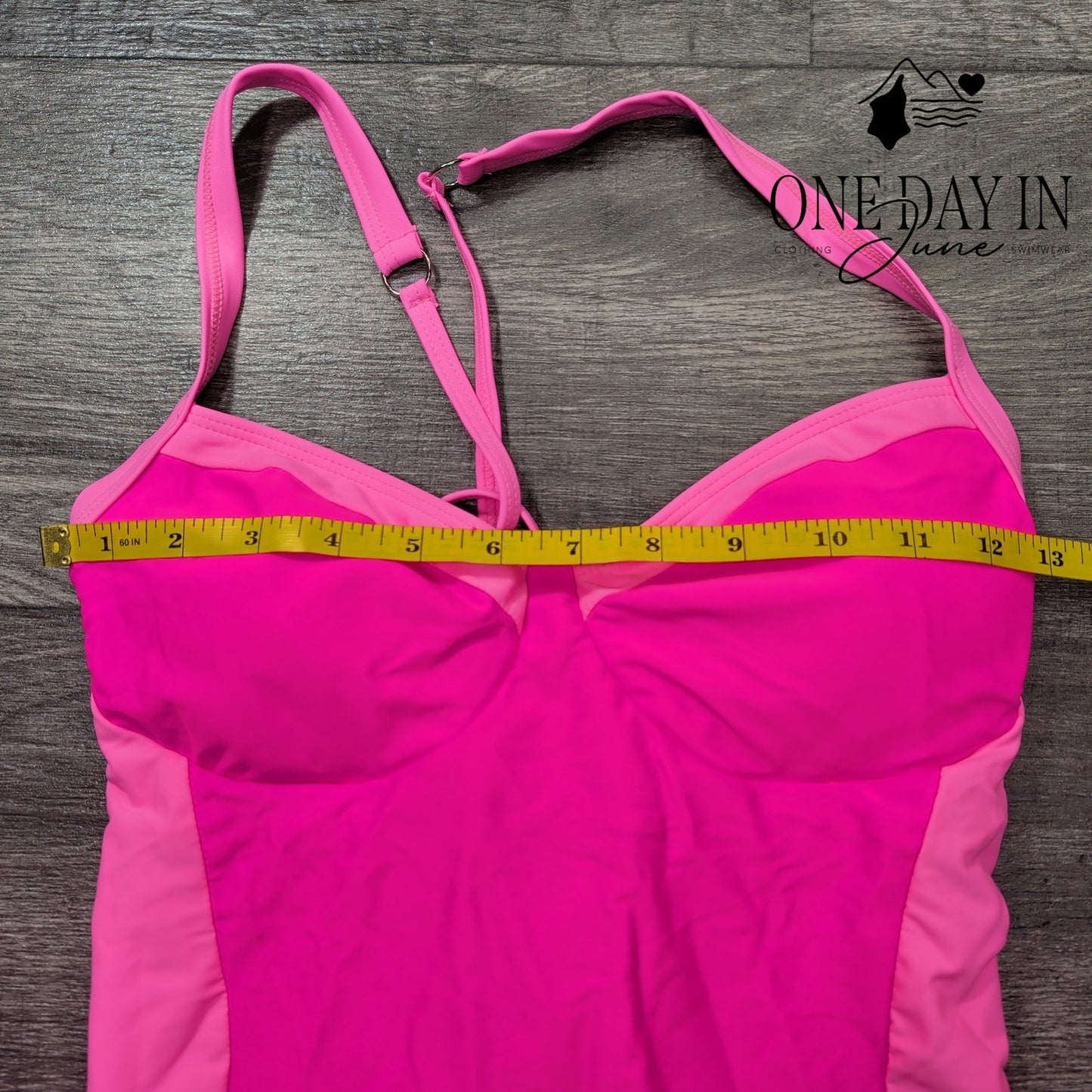 Aleumdr Colorblock One Piece Swimsuit Size M